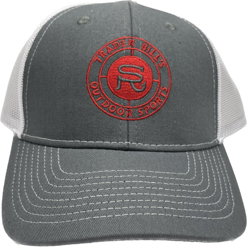 Load image into Gallery viewer, Trader Bill’s Outdoors Embroidered Trucker Hat – Mesh Back with Adjustable Fit for Outdoor Adventures
