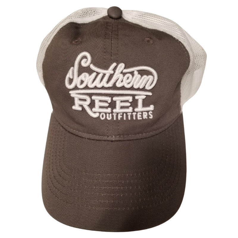 Load image into Gallery viewer, Southern Reel Outfitters Mesh Hat – Breathable Fishing Cap with Embroidered Logo and Sun Protection
