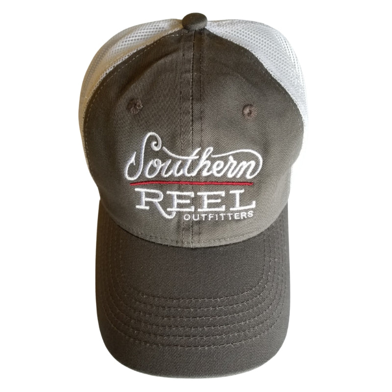 Load image into Gallery viewer, Southern Reel Outfitters Mesh Hat – Breathable Fishing Cap with Embroidered Logo and Sun Protection
