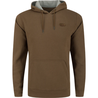 Drake Waterfowl The Three End Hoodie with three-piece lined hood and kangaroo pocket.
