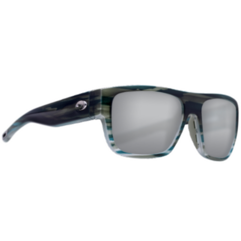 Costa Sampan Men's Sunglasses - Black Frames with Blue Lens
