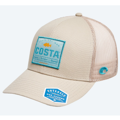 Costa Topwater Trucker Hat - Tan
