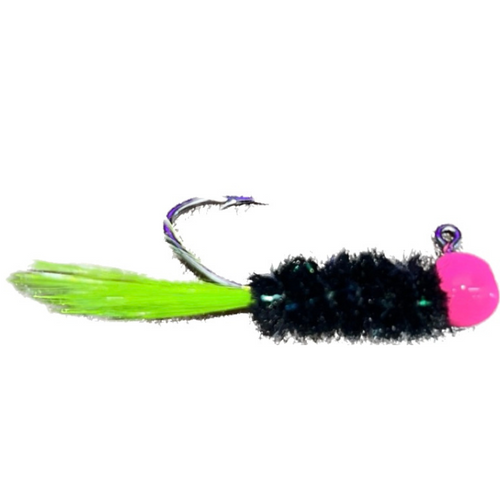 Brad's Custom Tackle Crappie Hair Jigs - 3 Pack, 1/16oz, #4 Nickel Brad's Custom Tackle Crappie Hair Jigs - 3 Pack, 1/16oz, #4 Nickel