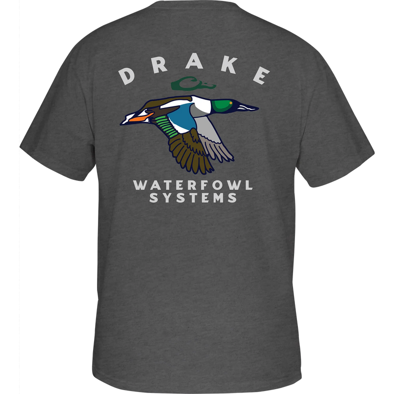 Load image into Gallery viewer, Drake Retro Short Sleeve T-Shirt – Cotton Blend Tee with Front Pocket Logo
