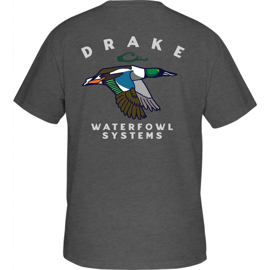 Drake Retro Short Sleeve T-Shirt – Cotton Blend Tee with Front Pocket Logo