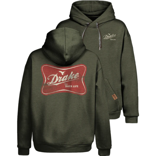 Drake “The Duck Life” graphic hoodie with front logo and bold back duck life design.