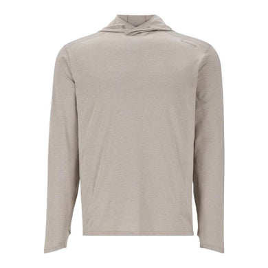 Simms Men’s SolarFlex Hoody with UPF 50+ sun protection, extended sleeves, and hood.