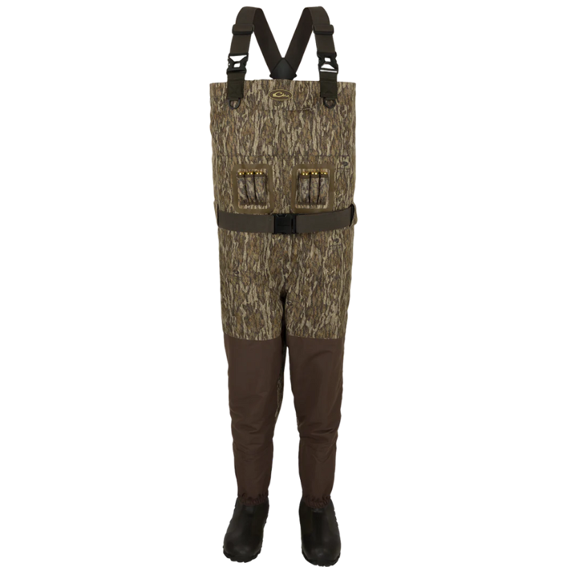 Drake 1600 Insulated Guardian Elite Vanguard Breathable Waders - Mossy Oak Bottomland