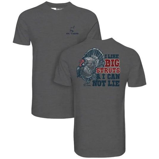 Drake Waterfowl Ol Tom Big Struts T-Shirt - Graphite Heather