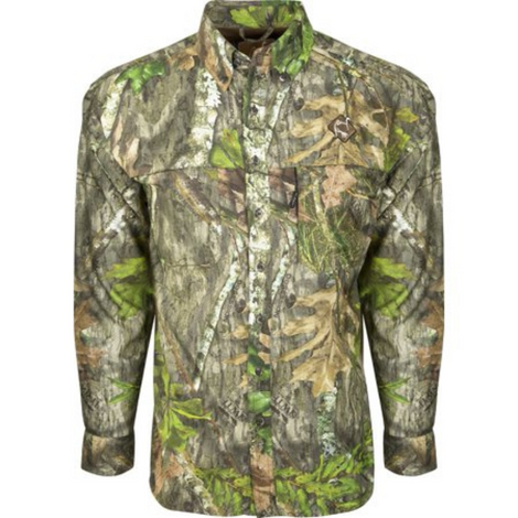 Drake Waterfowl Ol Tom Mesh Back Flyweight Shirt With Spline Pad - Mossy Oak Obsession