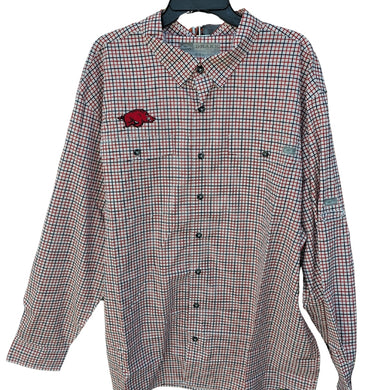 Drake Waterfowl Arkansas Frat Gingham Long Sleeve Shirt