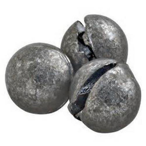Eagle Claw Round Split Shot Sinkers - Unpainted
