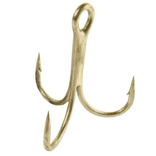Gamakatsu Round Bend Treble Hooks - Bronze