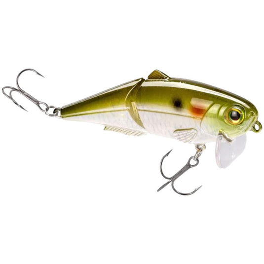 Strike King Wake Shad 2.0 Wakebait | Jointed Topwater Swimbait - Ghost Herring
