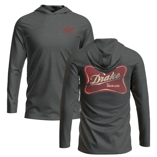 Drake “The Duck Life” long sleeve hoodie T-shirt with front logo and bold back graphic.