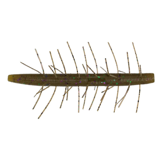 Yamamoto Fuzzy Senko 5 inch textured soft plastic worm bass fishing lure