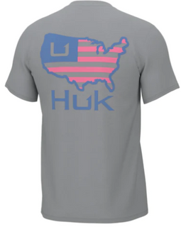 Huk American Huk T-Shirt - Harbor Mist
