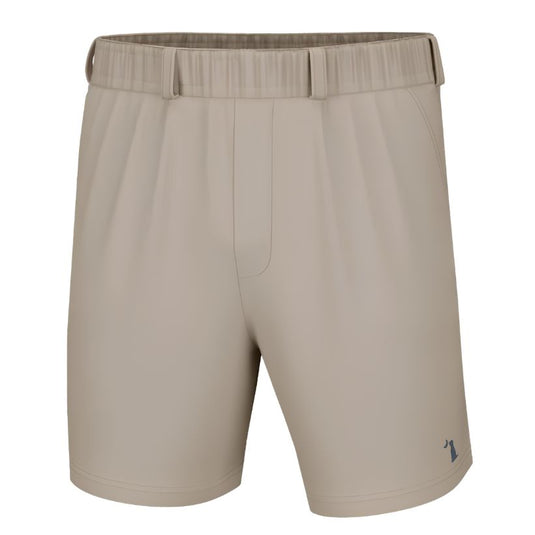 Local Boy Outfitters Volley Shorts men's quick-dry performance shorts with 6-inch inseam - Khaki