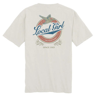 Local Girl Outfitters Vintage Miller Short Sleeve Pocket T-Shirt with LBO chest logo and vintage design