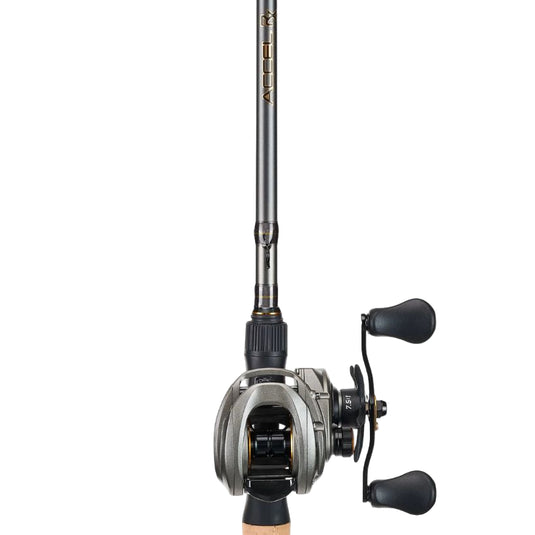 Lew's Accel RX Baitcast Combo Rob and Reel - Top View of Reel