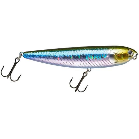 Lucky Craft Sammy 100 topwater walking bait with realistic baitfish finish - MS Japan Shad