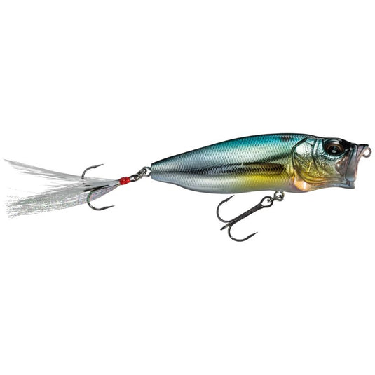 Megabass PopMax Topwater Popper - M Threadfin Shad