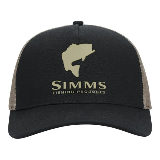 Simms Double Haul Trucker Hat - Stone Black