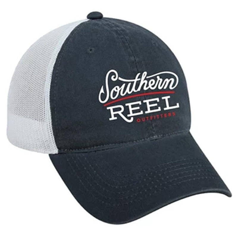 Load image into Gallery viewer, Southern Reel Outfitters Mesh Hat – Breathable Fishing Cap with Embroidered Logo and Sun Protection
