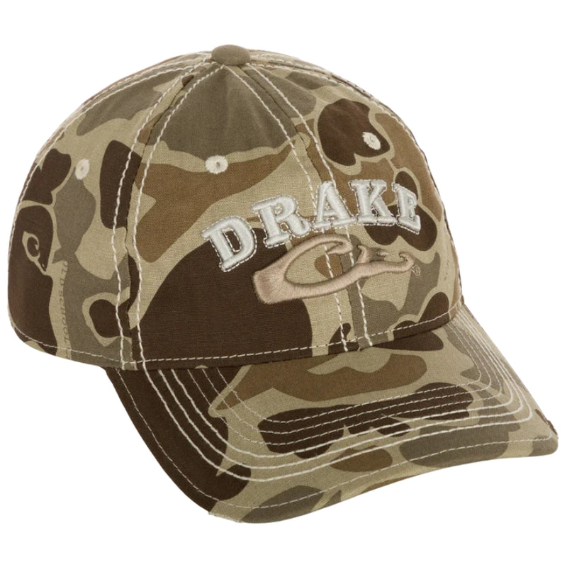 Load image into Gallery viewer, Drake Distressed 6-Panel Hat – Weathered Cotton Ball Cap with Hook and Loop Closure for Adjustable Fit
