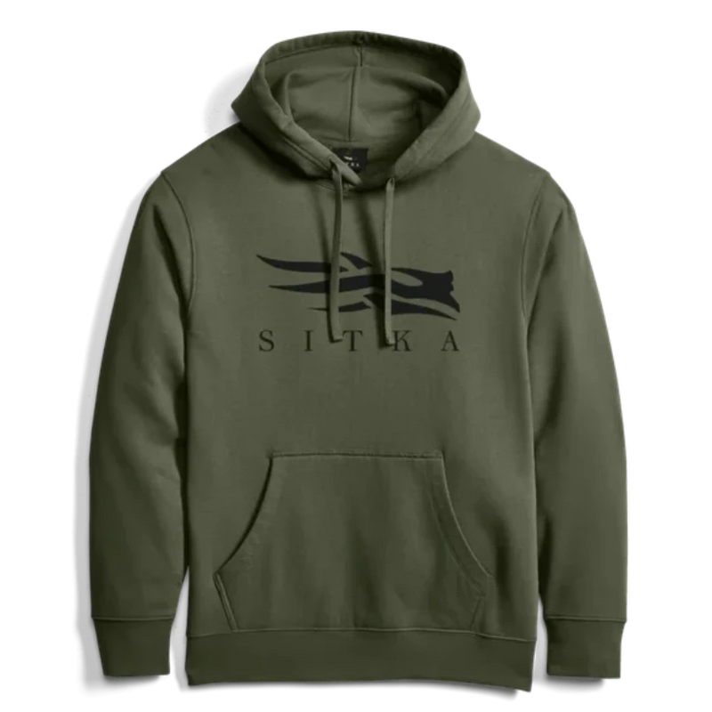 Load image into Gallery viewer, Sitka Icon Classic pullover hoodie with chest logo and heavy-duty ribbed cuffs.
