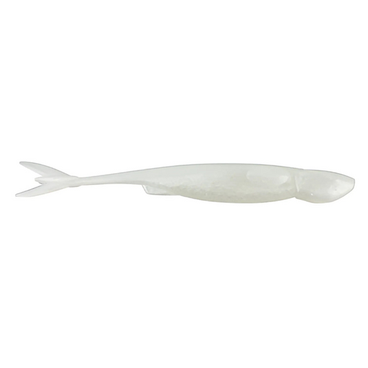 Reaction Innovations Scope Shot 4.25 inch soft plastic swimbait for bass fishing - White Trash