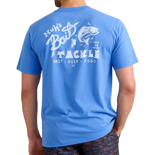 Huk Men's Bait T-Shirts - Regatta