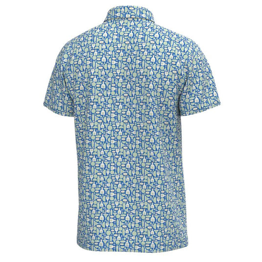 Local Boy Dirty Myrtle Polo - Royal Margarita - Back View