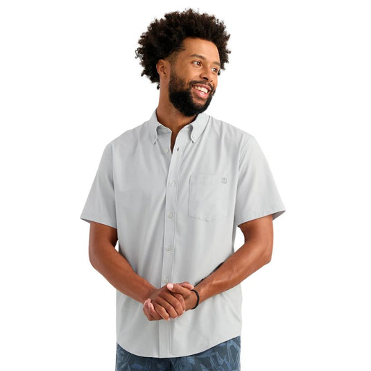 Huk Kona Button Down Shirt  - Seagull