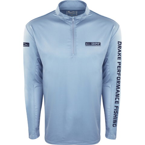 Drake Shield 4 Arched Mesh Back 1/4 Zip Crew Long Sleeve