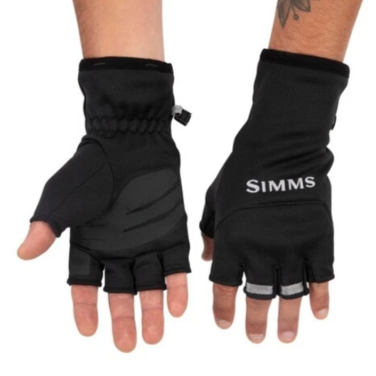 Simms Freestone Half finger Mitt - Black