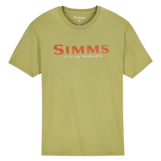 Simms Logo Short Sleeve T-Shirt Tent Green