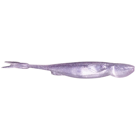 Reaction Innovations Scope Shot 4.25 inch soft plastic swimbait for bass fishing - Smoke Grape