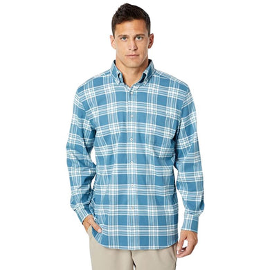 Southern Tide Intercoastal Plaid Flannel Shirts - Blue Ivy