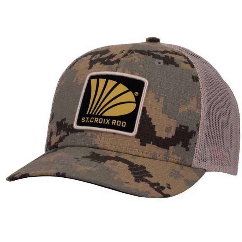 St. Croix Logo Hat - Digital Camo Mesh Back