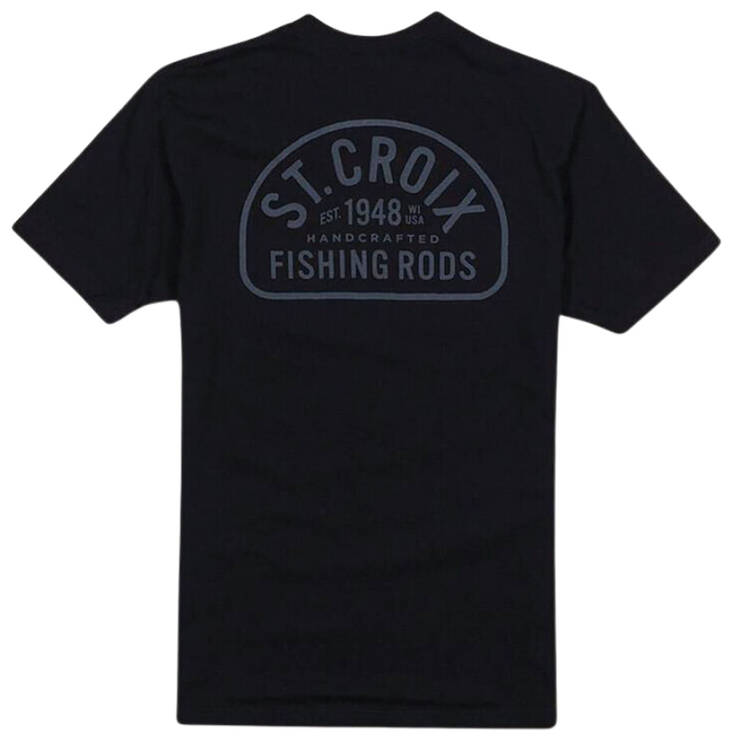 New St. Croix Fishing Rod Logo Men's T-Shirt Size S to 5XL