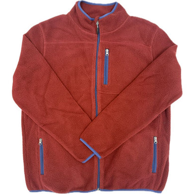 Stillwater Kent Mid Pile Full Zip Jacket - Maroon