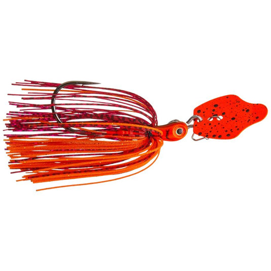 Strike King Tungsten Thunder Cricket Vibrating Swim Jig - Fire Craw