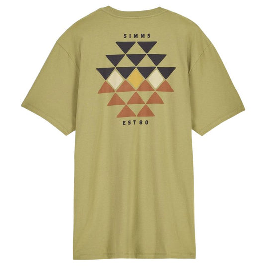 Simms Men's Lake Nomad T-Shirts - Tent Green