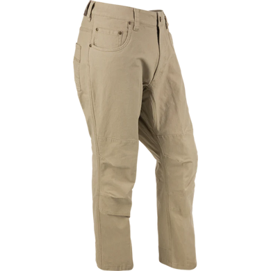 “Front view of Drake Stretch Canvas Pants with rugged 5-pocket design” - Timber Wolf Khaki