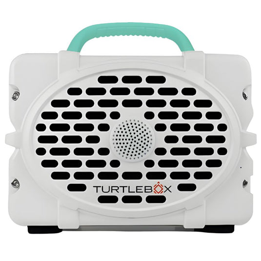 TurtleBox Gen 3 Speaker - White and Seafoam