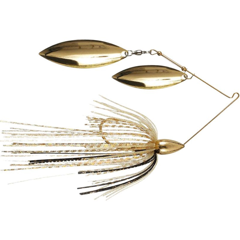 Load image into Gallery viewer, War Eagle Double Willow Spinnerbaits - Gold Shiner - Gold
