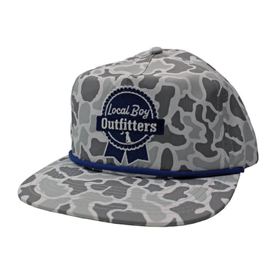 Local Boy Outfitters Low Profile Rope Hat with rope accent and adjustable back closure