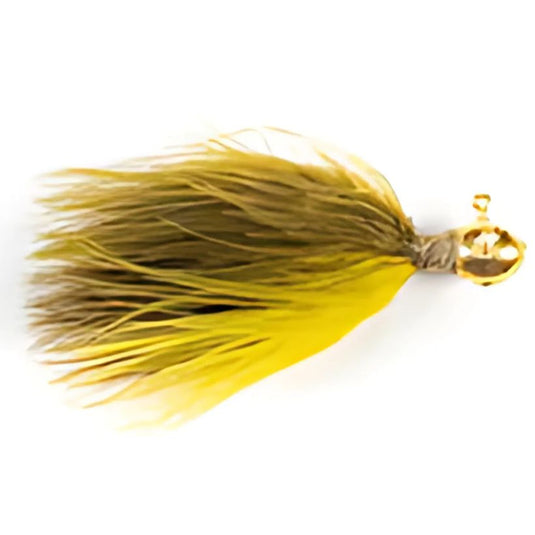 White River Zig Jigs - Gold Tri Olive