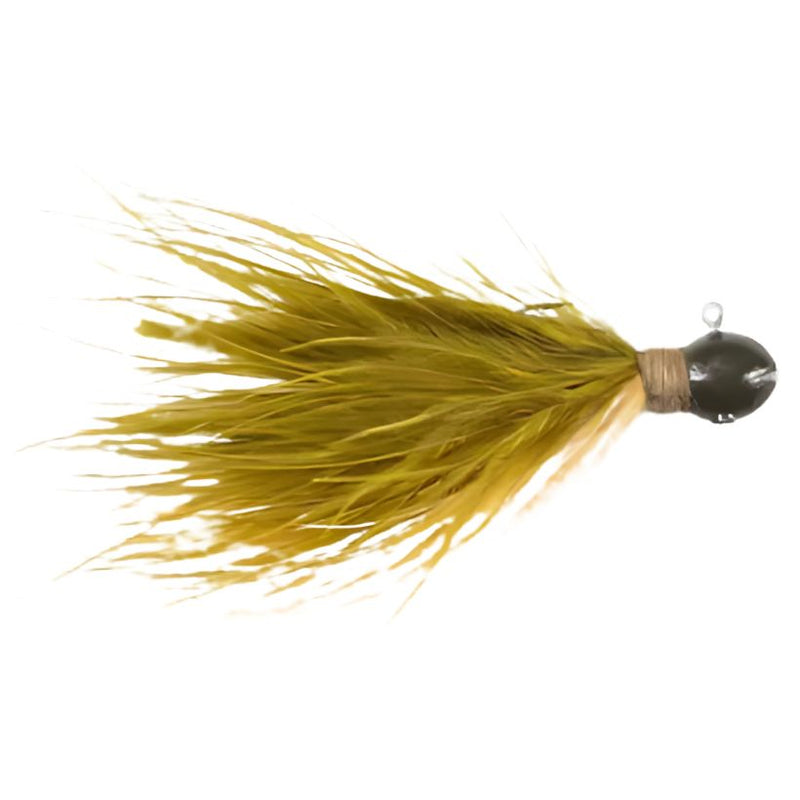 Load image into Gallery viewer, White River Zig Jigs - Olive Ginger
